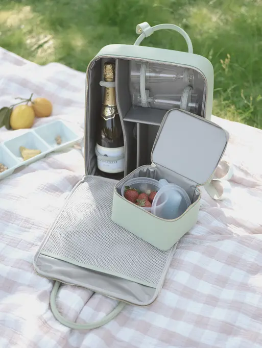 Sage Green Picnic Backpack
