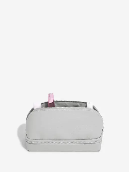 Pebble Grey Cosmetic and Jewellery Bag