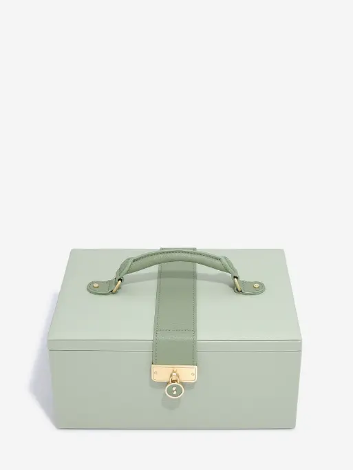 Sage Green Luxury Classic Jewellery Box
