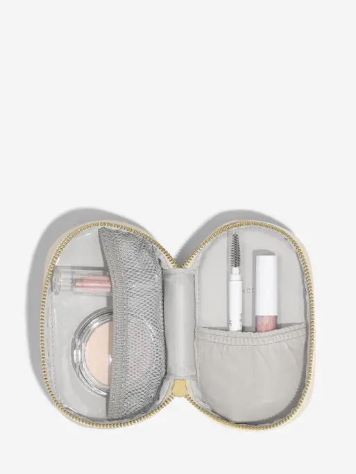 Limited Edition Metallic Pearl Compact Cosmetic Case