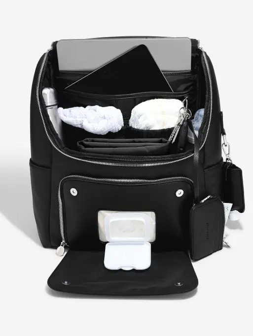 Black Baby Changing Backpack 