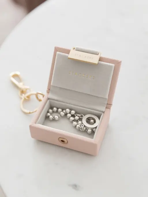 Blush Pink Nano Jewellery Box Keyring
