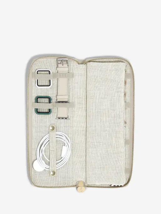 Oatmeal & Linen Smart Watch Organiser