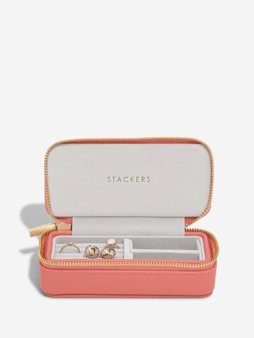 Grapefruit Mum Medium Zipped Jewellery Box