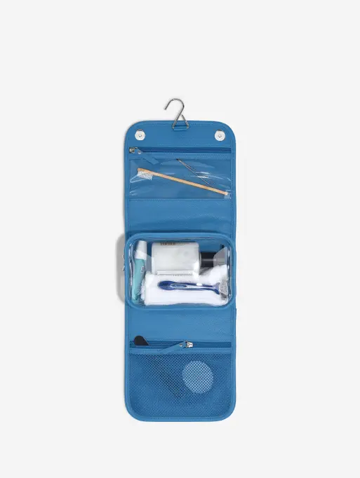 Azure Blue Small Hanging Washbag