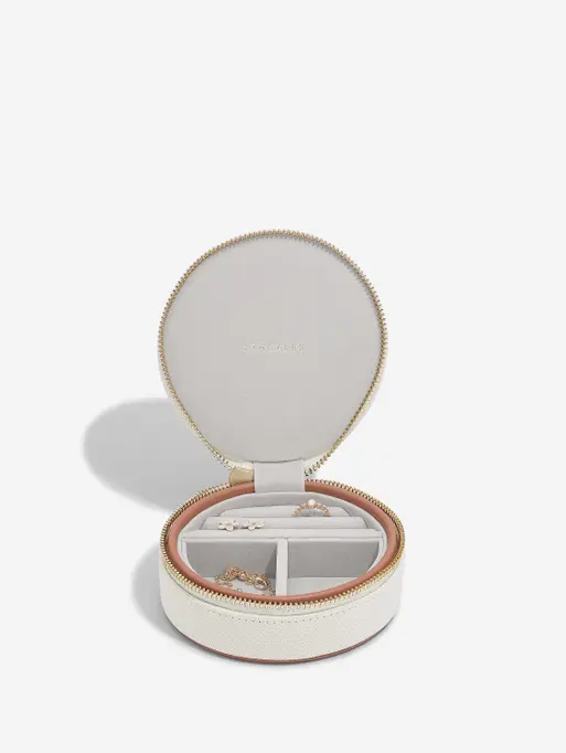 Desert Round Travel Jewellery Box