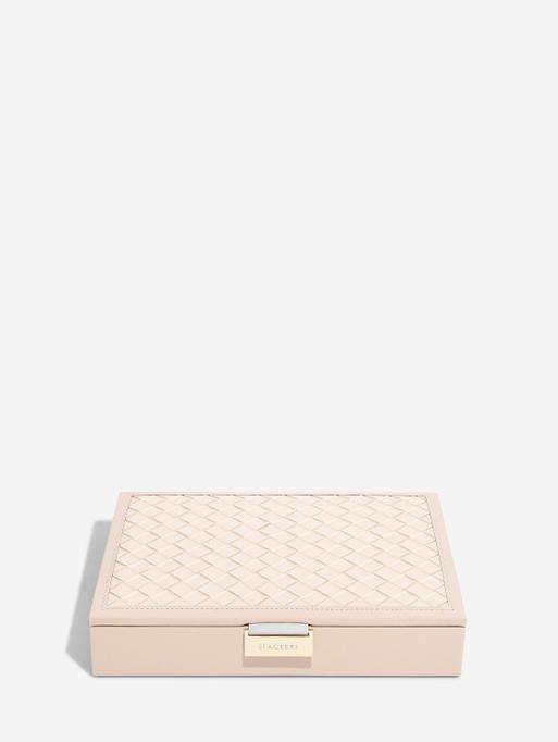 Blush Pink Classic Woven Lid