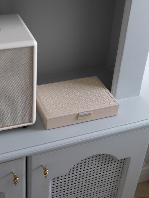 Blush Pink Classic Woven Lid