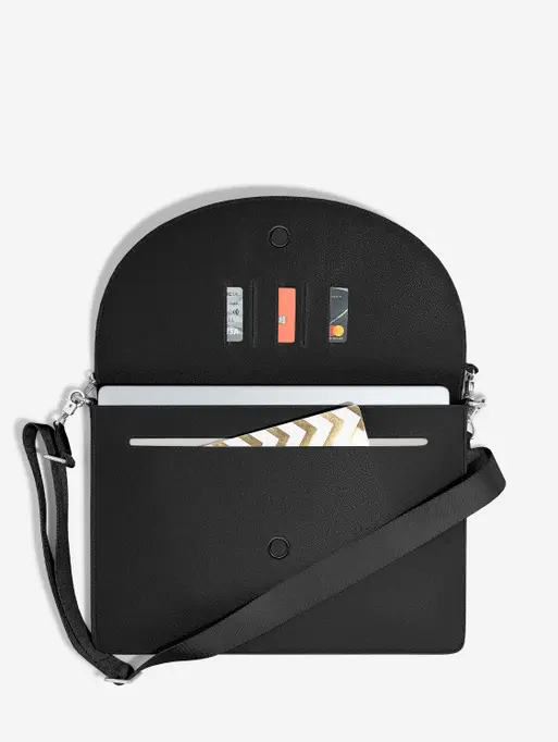 Black Slim Laptop Bag