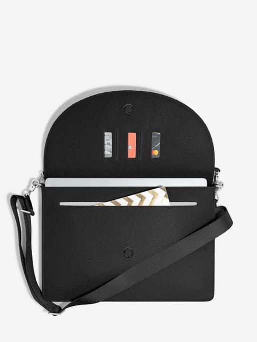 Black Sleek Laptop & Clip on Cable Tidy Set