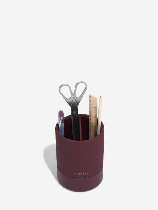 Garnet Red Stationery Pot