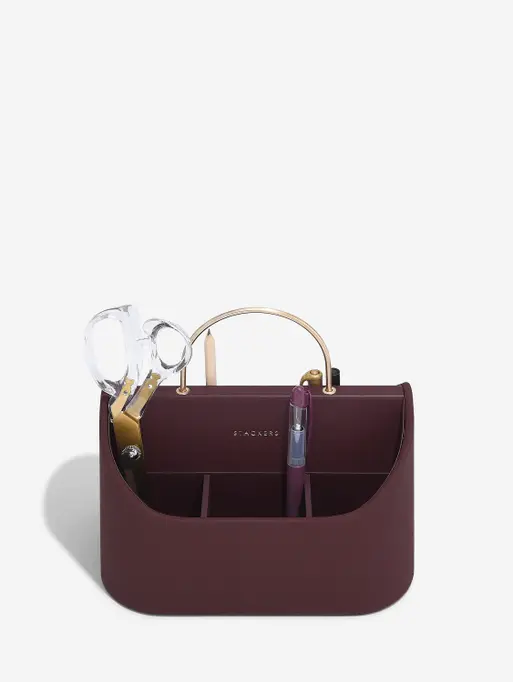 Garnet Red Desk Caddy