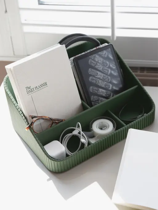 Emerald Green Desk Organiser