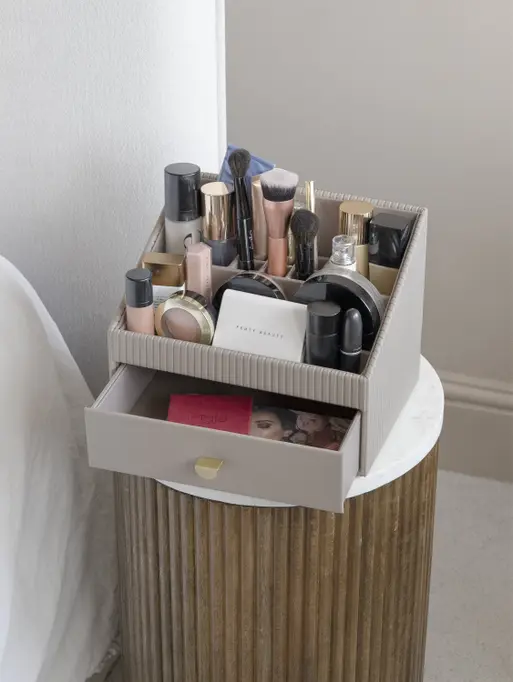 Limestone Classic Makeup Organiser