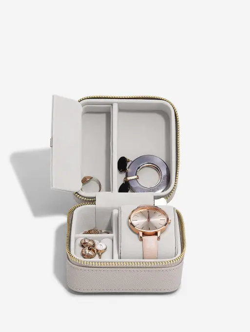 Taupe Watch & Jewellery Box