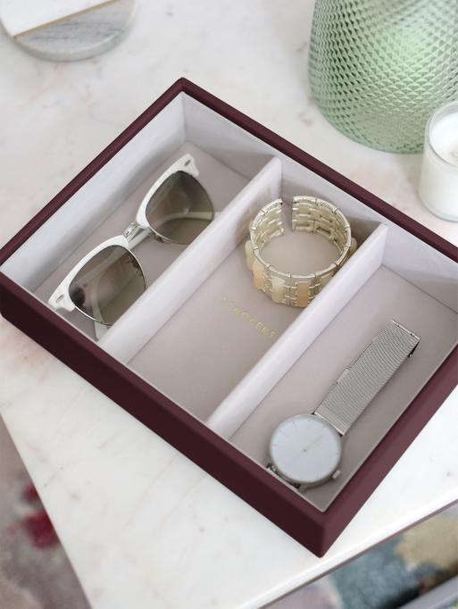 Burgundy Classic Watch & Accessory Layer