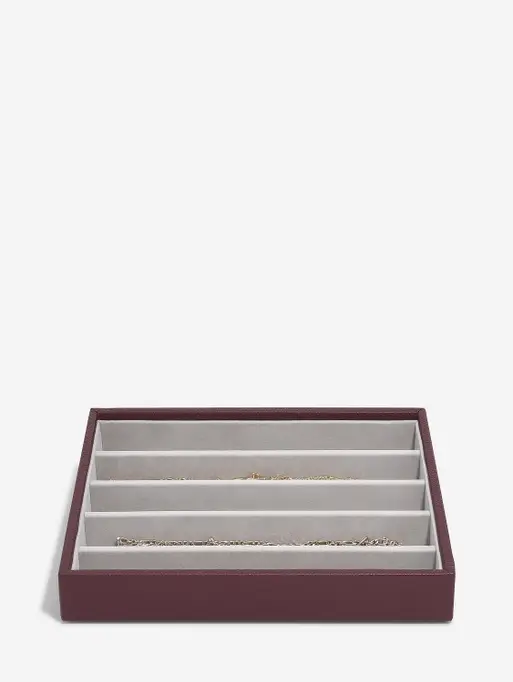 Burgundy Classic Necklace layer