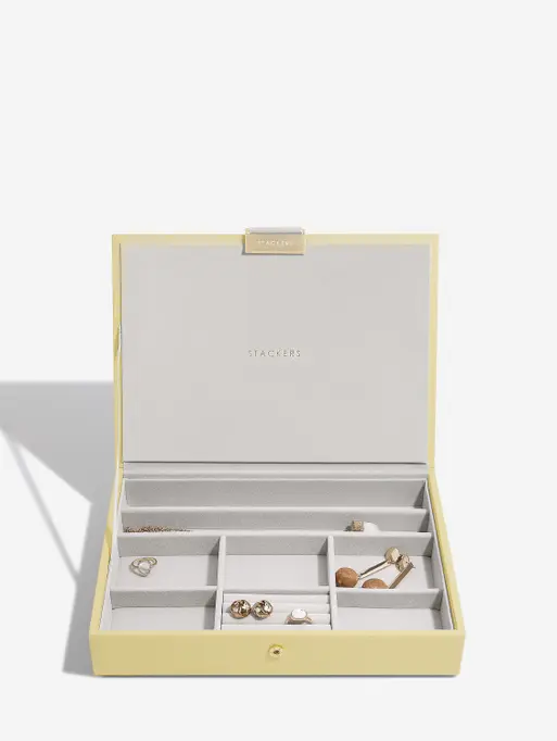 Butter Yellow Classic Jewellery Box Lid