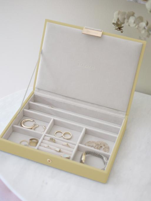 Butter Yellow Classic Jewellery Box Lid