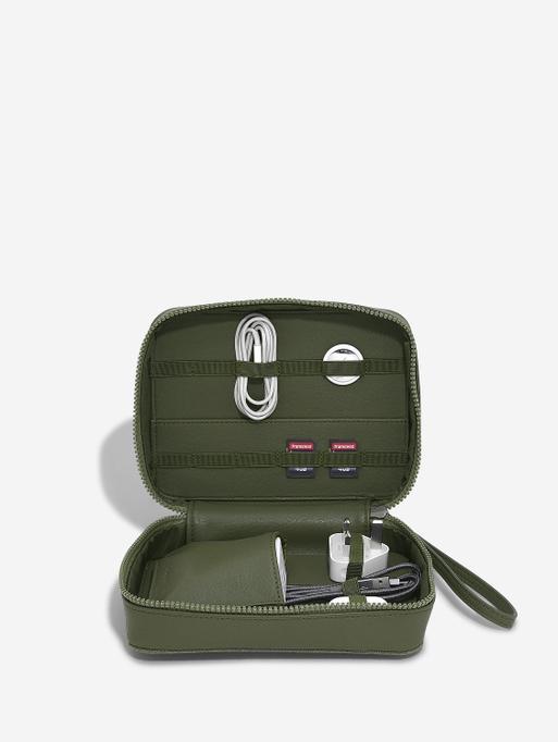 Green Canvas Cable Tidy