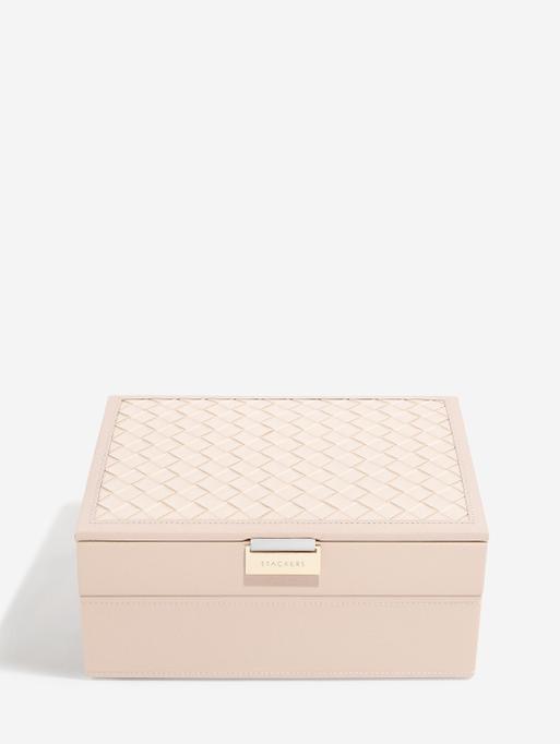 Blush Woven Classic Jewellery Box Set of 2