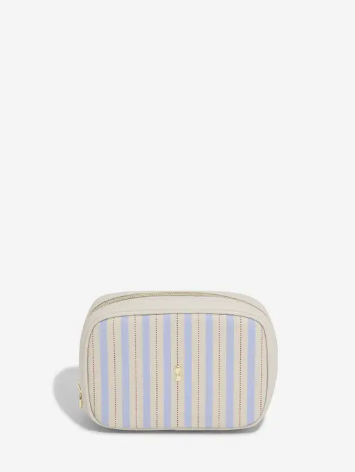 Oatmeal & Blue Expanding Travel Jewellery Case