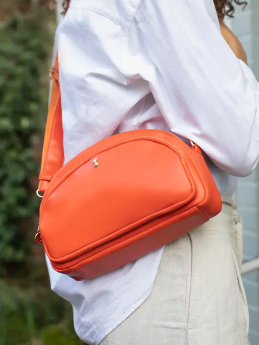 Orange Crossbody Bag