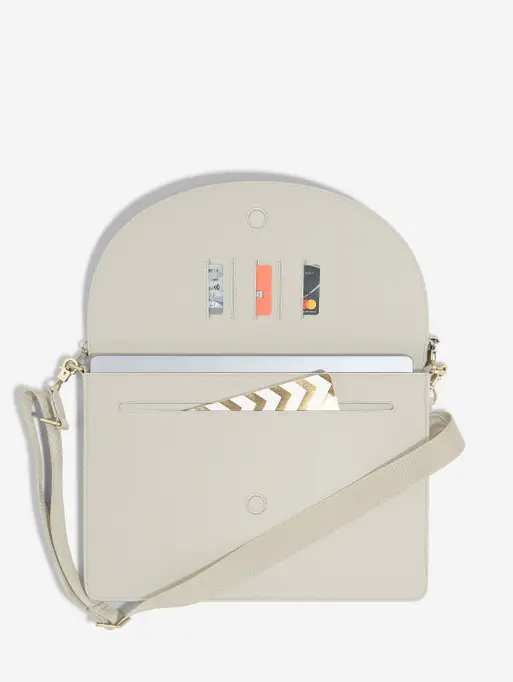 Oatmeal Slim Laptop Bag 