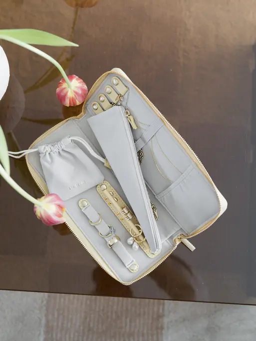 Butter Yellow Jewellery Roll