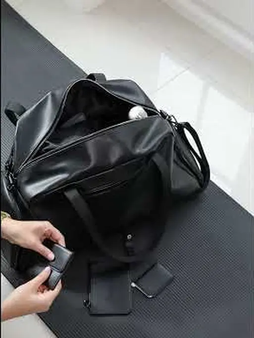 Black Gym Bag