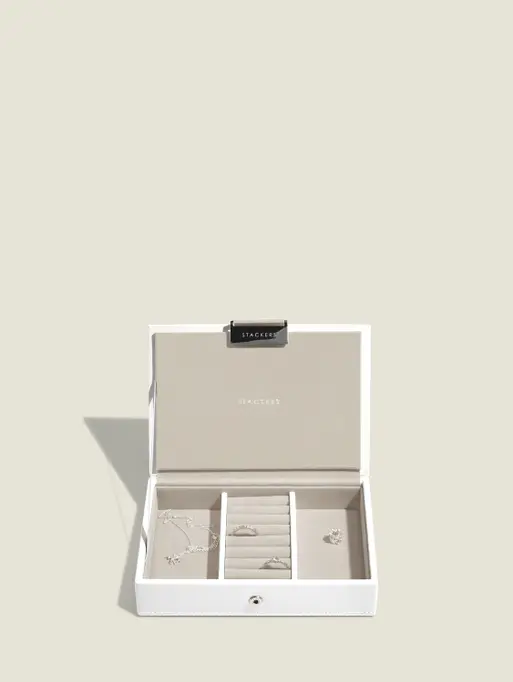 White Mini Jewellery Box Lid