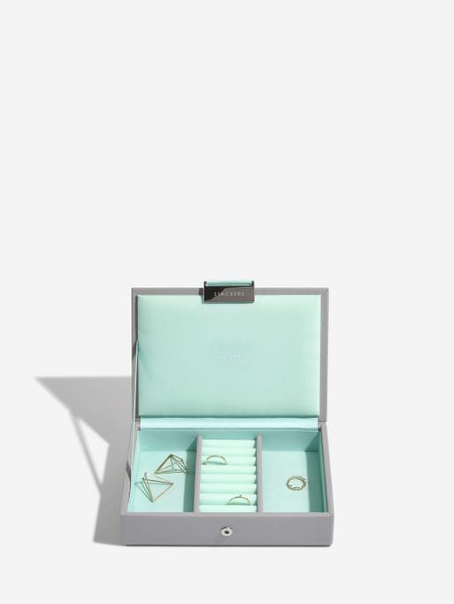Grey Mint Mini Jewellery Box Lid