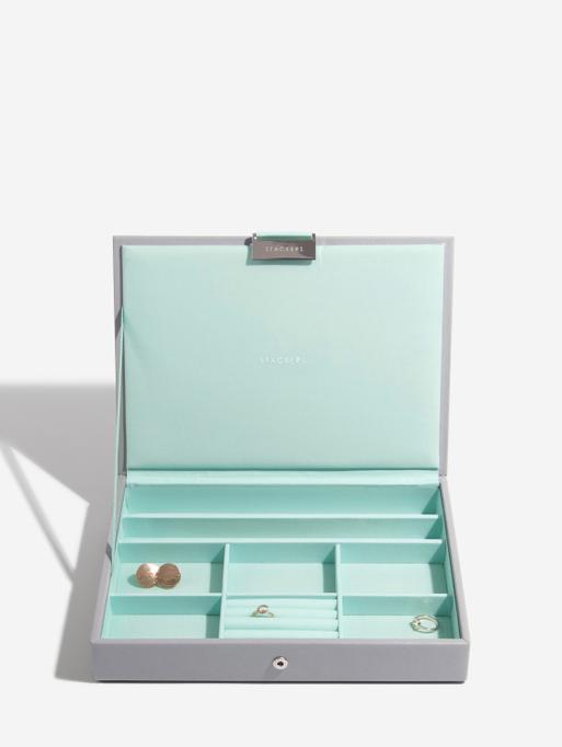 Grey Mint Classic Jewellery Box Lid