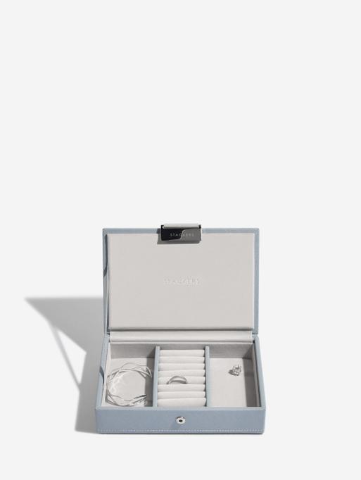 Dusky Blue Mini Jewellery Box Lid