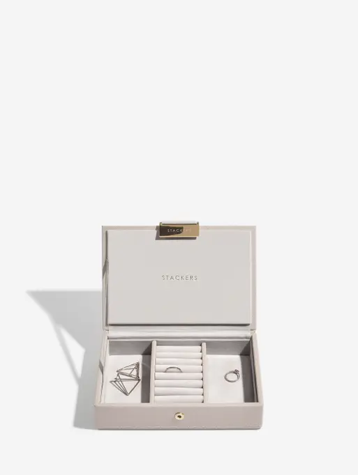 Taupe Mini Jewellery Box Lid