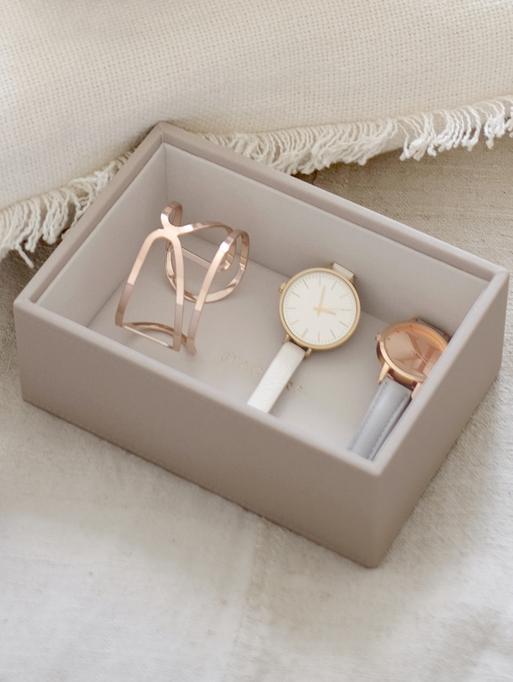 Szkatułka na biżuterię Stackers open mini taupe