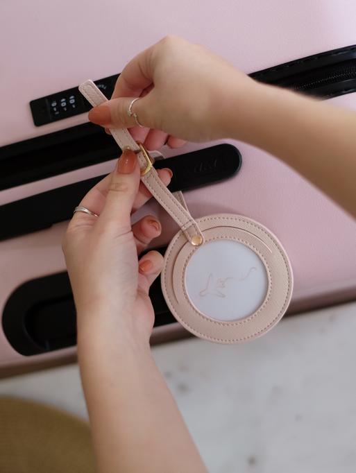 Blush Pink Luggage Tag