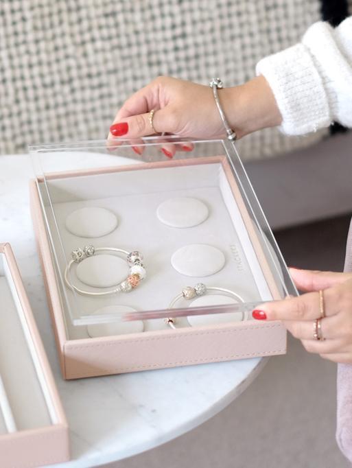 Blush Classic 6 Charm Bracelet Layer & Display Lid
