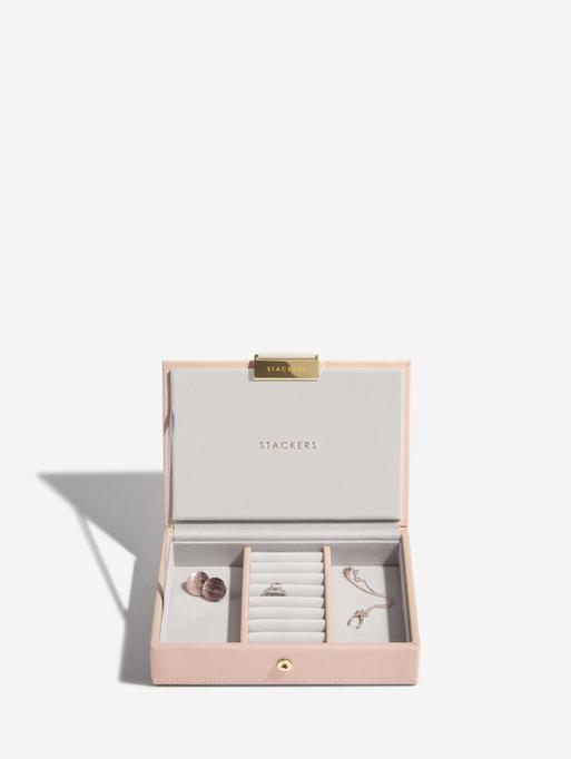 Blush Pink & Champ Gold Mini Jewellery Box Lid