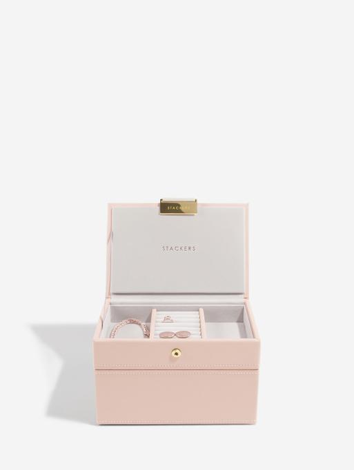 Blush & Champagne Gold Mini Jewellery Box Set of 2