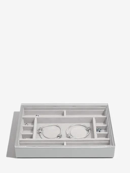 Pebble Grey Classic 2 Charm Bracelet Layer & Display Lid