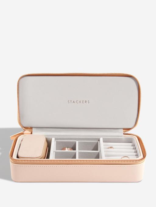 Blush Large Zipped Jewellery Box