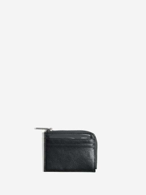 Black Small Zipped ID Case