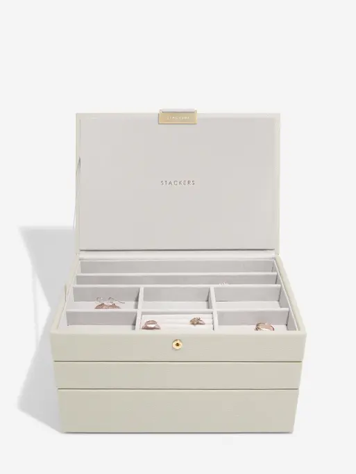 Oatmeal Classic Jewellery Box Set of 3