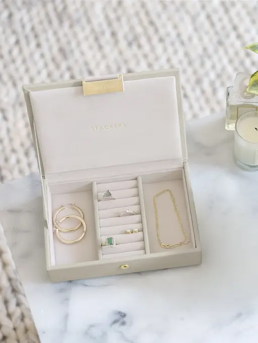Oatmeal Mini Jewellery Box Lid