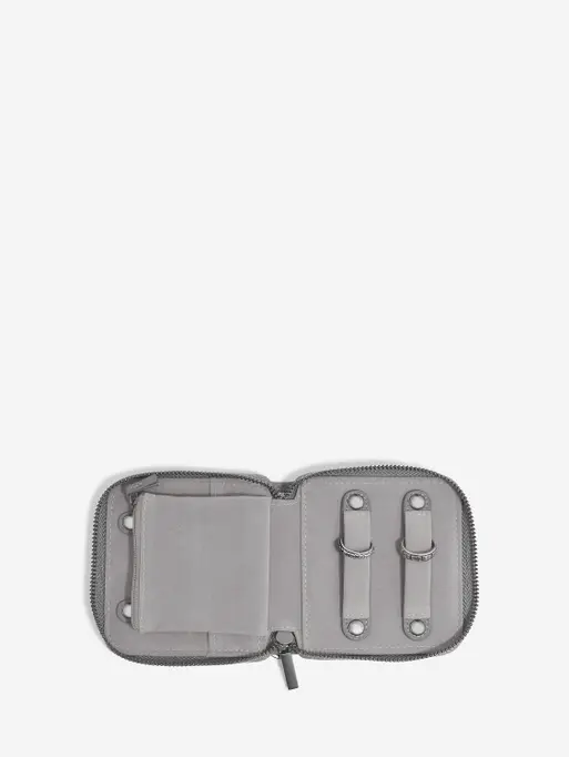 Slate Grey Compact Jewellery Roll