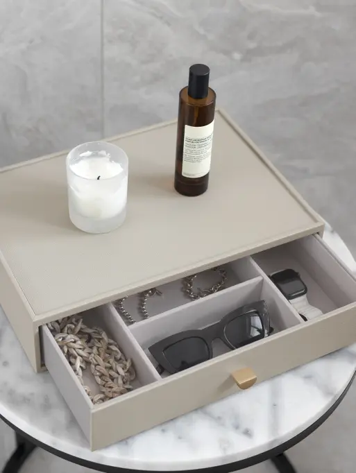Oatmeal Supersize Accessory Drawer Layer