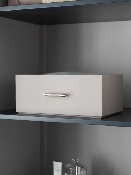 Pudełko do przechowywania Stackers Handled supersize taupe