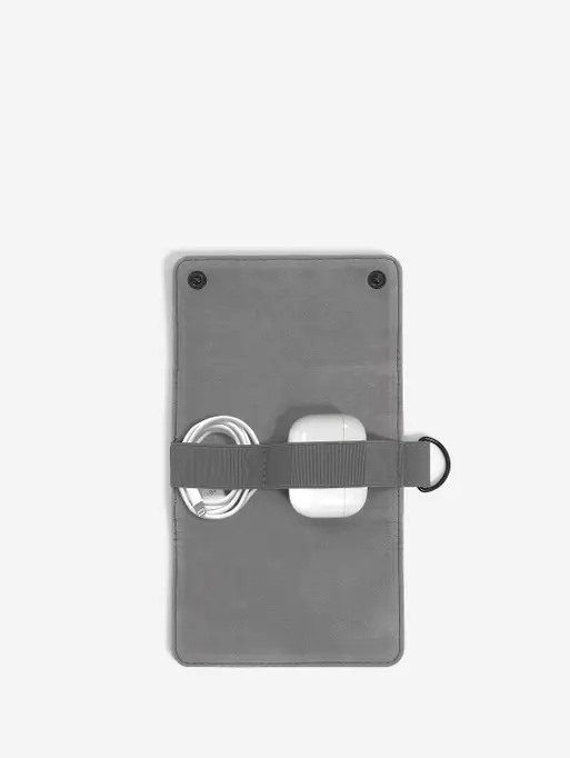 Etui na ładowarki i słuchawki Stackers Compact Pebble ciemnoszare