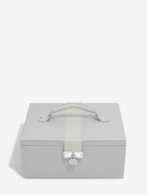 Pebble Grey Luxury Classic Jewellery Box